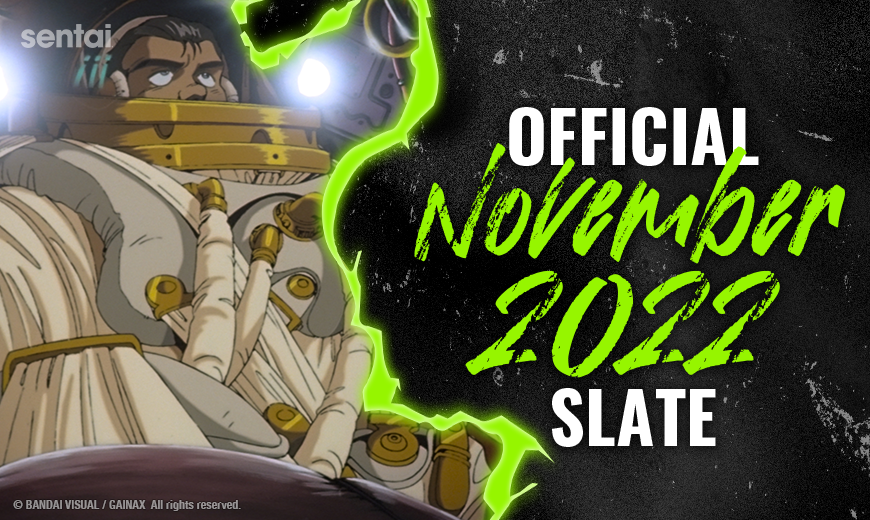 Sentai November 2022 Slate is Here!